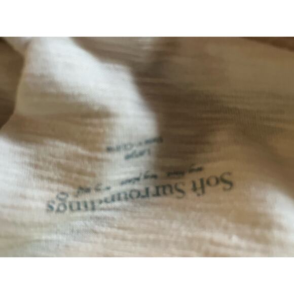 Soft Surroundings Womens Danielle Eclectic Button Top Ivory Cream Size Large - Picture 7 of 7